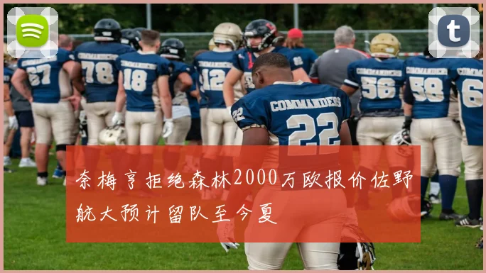奈梅亨拒绝森林2000万欧报价佐野航大预计留队至今夏